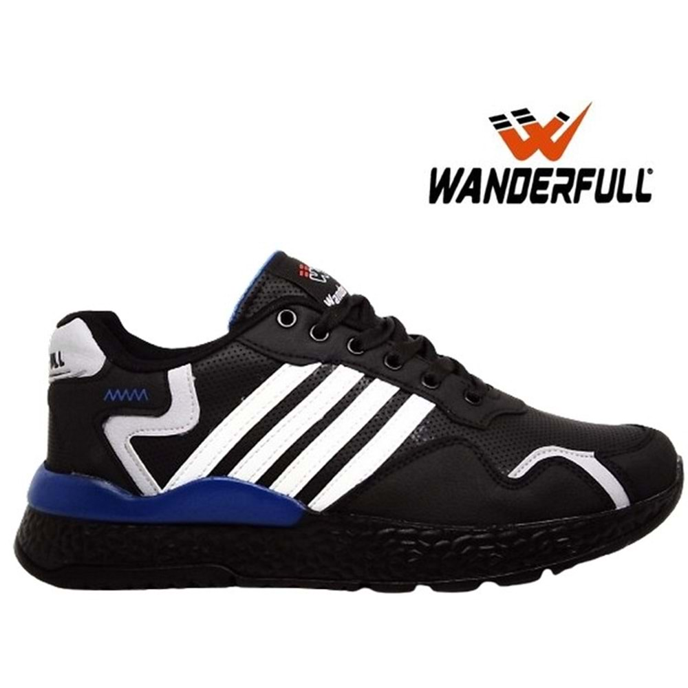 M- WANDERFULL SPOR - 4032 - CİLT / SİYAH-BUZ-SAX