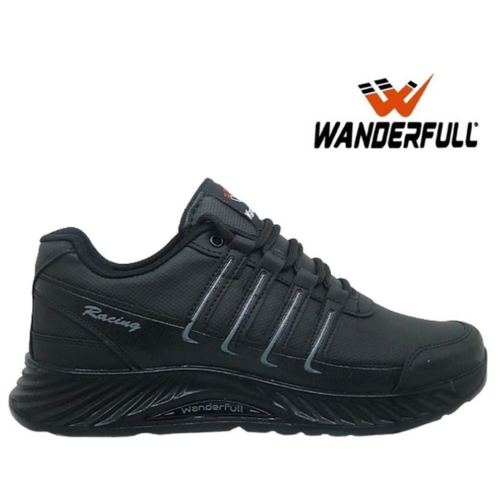 M- WANDERFULL SPOR - 4099 - CİLT / SİYAH-SİYAH