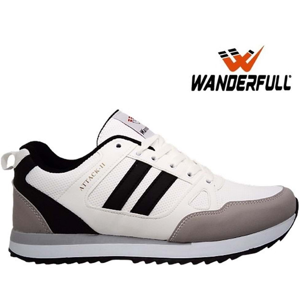 M- WANDERFULL SPOR - 4264 - CİLT / BEYAZ-SİYAH