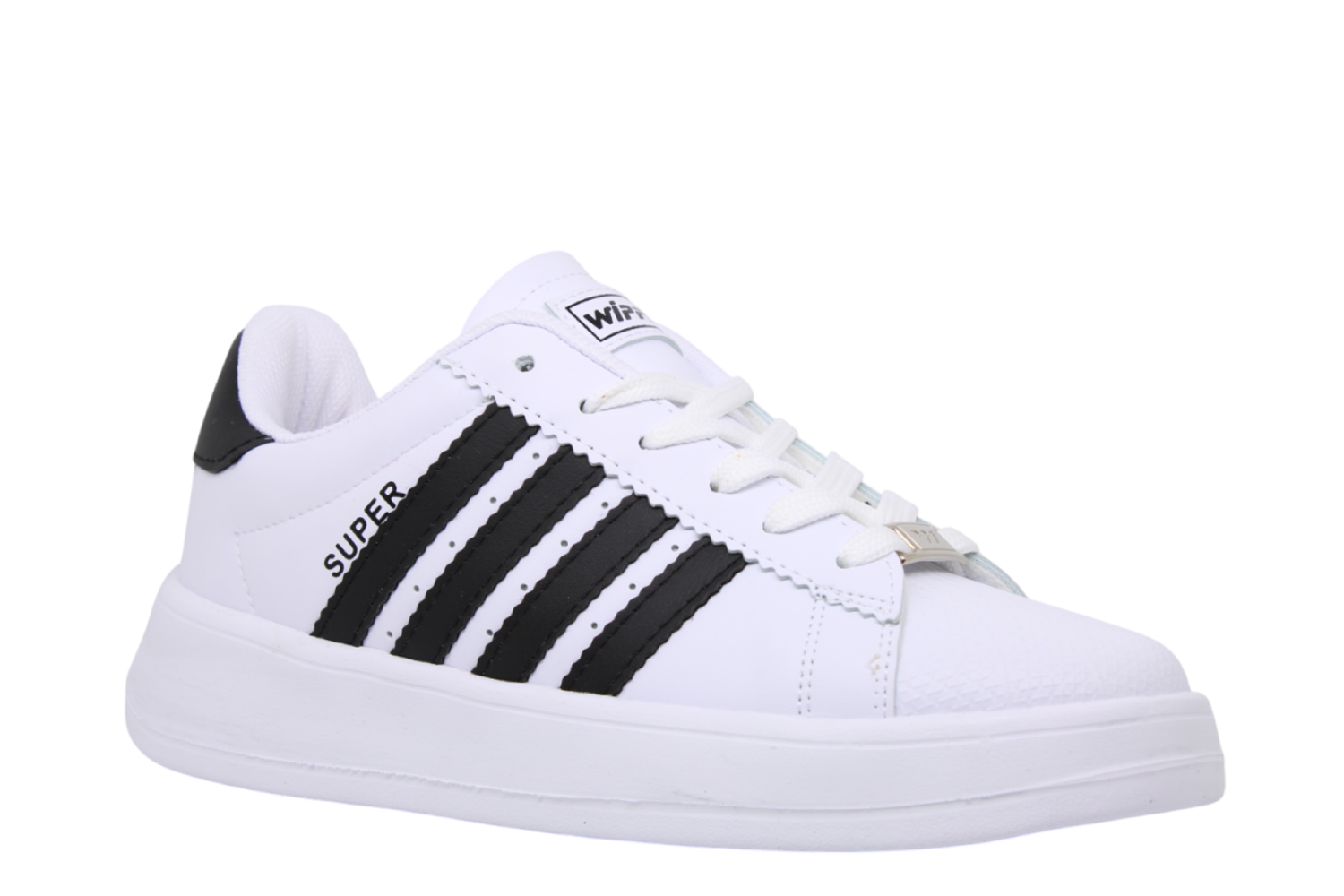 G- WİPPER SPOR - 035 - CİLT / BEYAZ-SİYAH