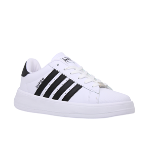 G- WİPPER SPOR - 035 - CİLT / BEYAZ-SİYAH