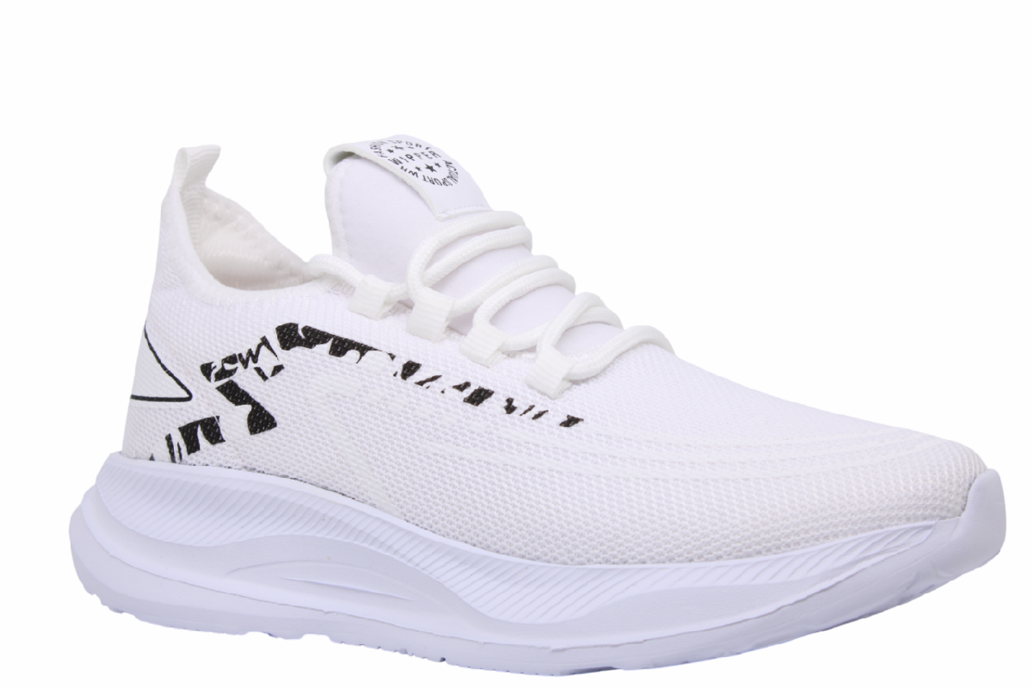 M- WİPPER SPOR - 8019 - TRİKO / BEYAZ-SİYAH