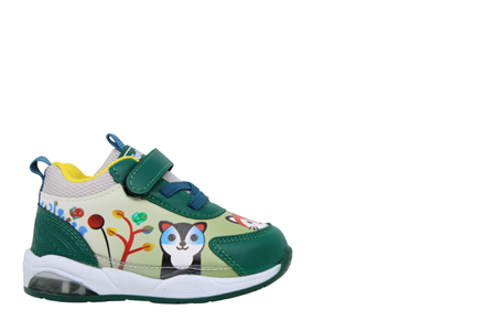 B- ZIPZIP SPOR IŞIKLI - 055 - CİLT / PETROL-YEŞİL-BUZ